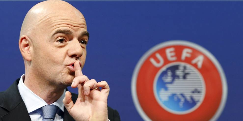 Поздравление избранному президенту ФИФА Джанни Инфантино