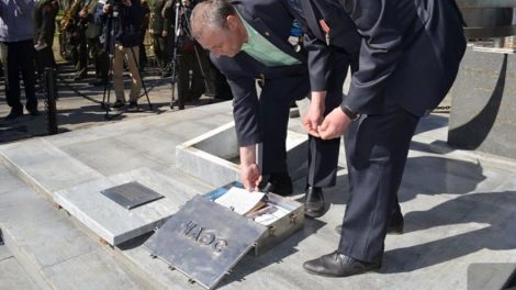 К 30-летию Чернобыльской аварии заложена капсула памяти