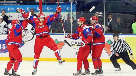 Сборная России забросила Дании 10 шайб на чемпионате мира