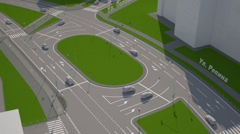 Кольцо у Центрального стадиона построят к концу сентября