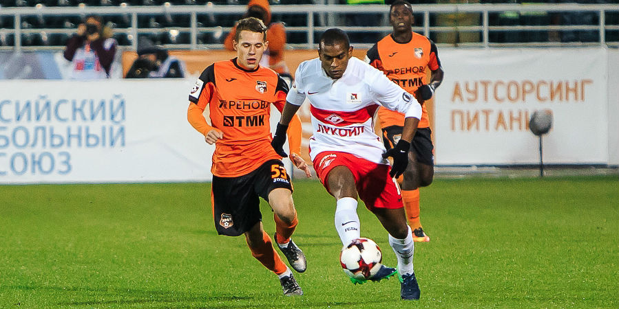 Красной тряпкой накрыло «шмеля»: ФК «Урал» потерпел поражение от московского «Спартака»