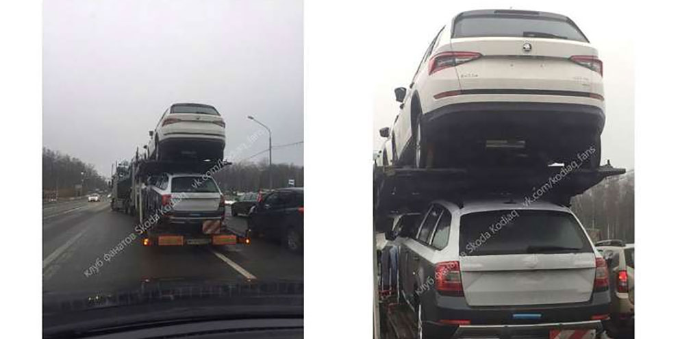 В Россию завезена первая партия автомобилей Skoda Kodiaq