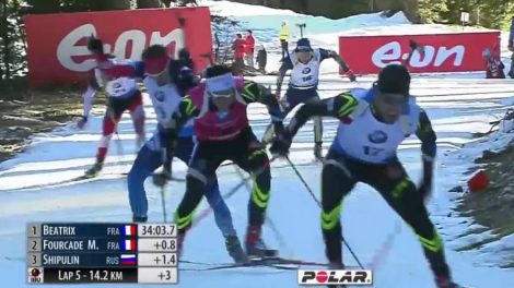 Антон Шипулин втащил сборную России на второе место в эстафете