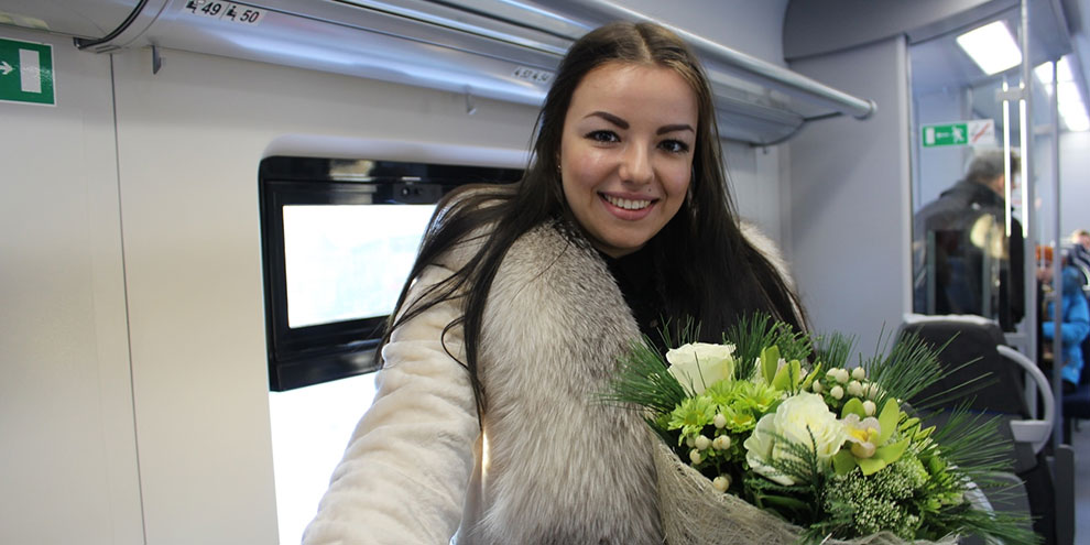 Свердловская “Ласточка” встретила миллионного пассажира