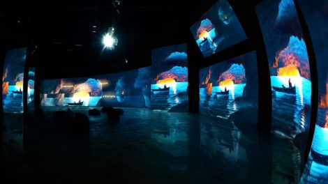 Новая мультимедийная выставка “Айвазовский – Ожившие полотна” проработает до 12 марта