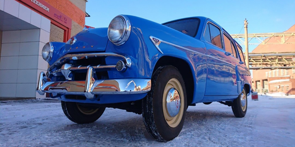 Коллекцию музея автотехники УГМК пополнил новый экспонат – «Москвич-423Н»