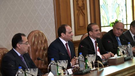 Владимир Путин провел переговоры с президентом Египта