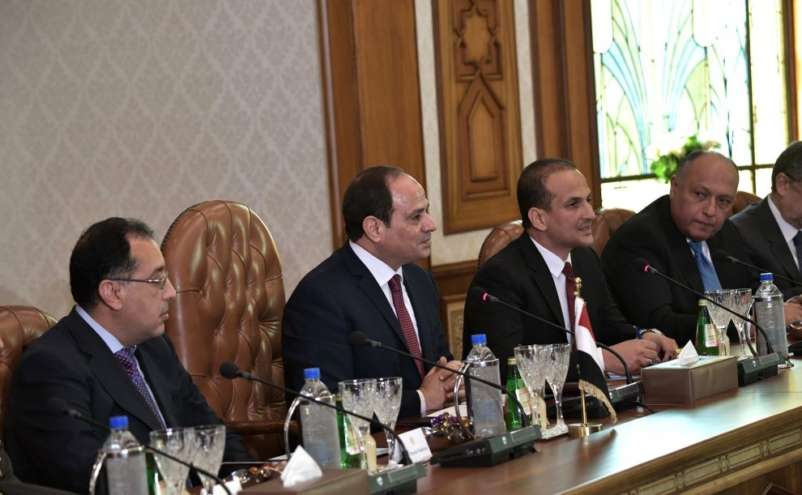 Владимир Путин провел переговоры с президентом Египта