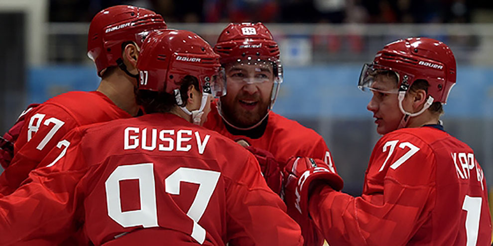 Cборная России по хоккею забросила 8 шайб канадскому вратарю