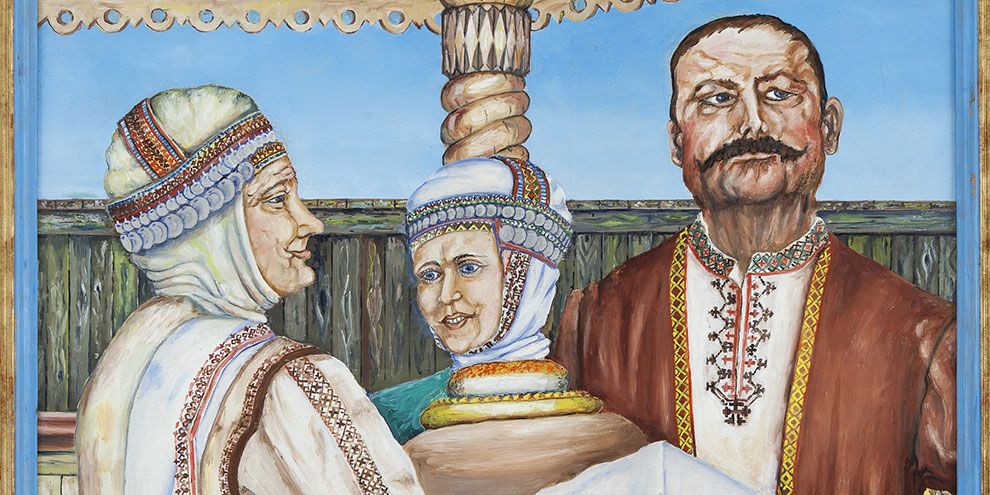 В Музее наивного искусства откроется выставка Эчика Барцева “Люди Белого Бога”