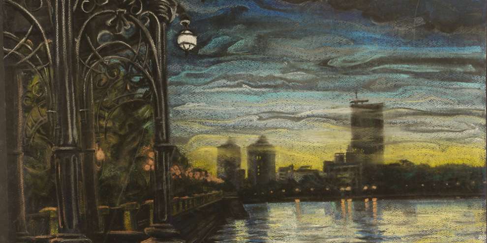 Открылась выставка работ студентов кафедры дизайна интерьера «Мой город»