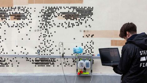 Уличный принтер и нейросеть на фестивале «Стенограффия» воссоздадут испанскую фреску