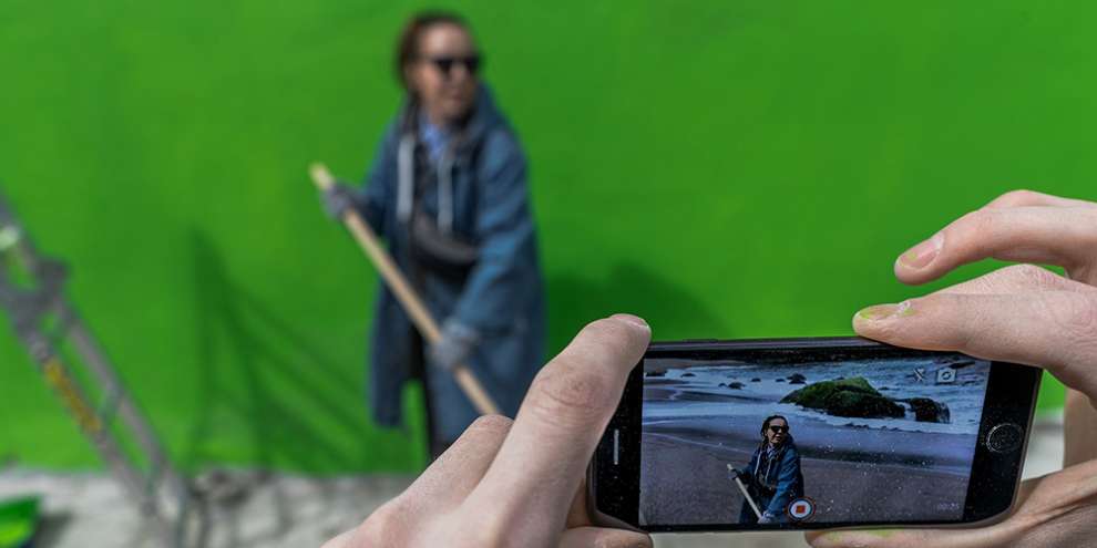 Художники создали в Екатеринбурге первый общественный хромакей