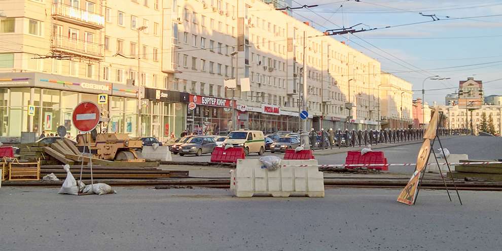 Участок проспекта Ленина в Екатеринбурге на три дня закроют на ремонт