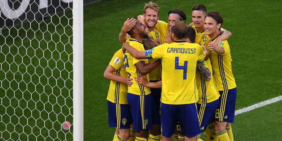 Швеция вышла в 1/8 финала ЧМ-2018 в Екатеринбурге