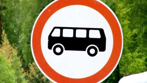 На дорогах появились запрещающие знаки движения автобусов на время ЧМ-2018