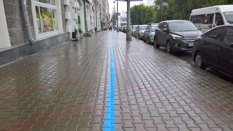 В Екатеринбурге появилась «синяя линия» для паломников