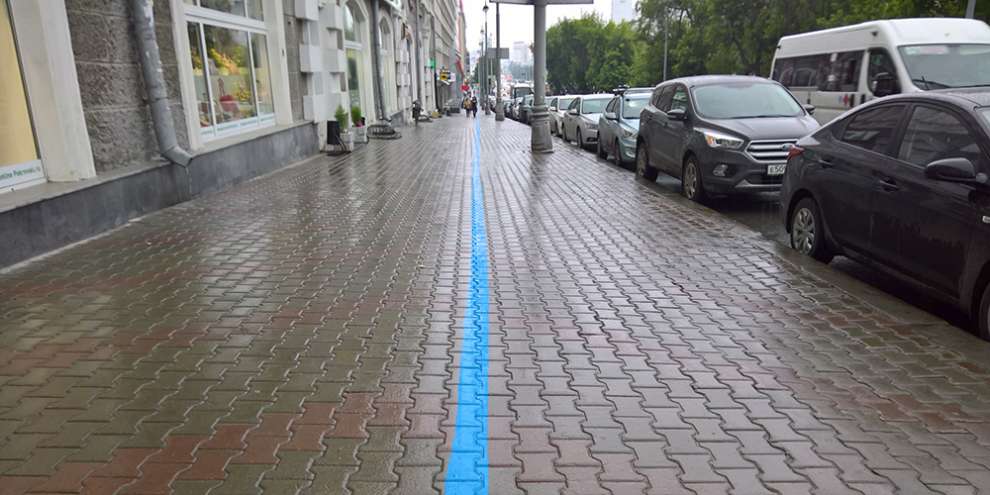 В Екатеринбурге появилась «синяя линия» для паломников