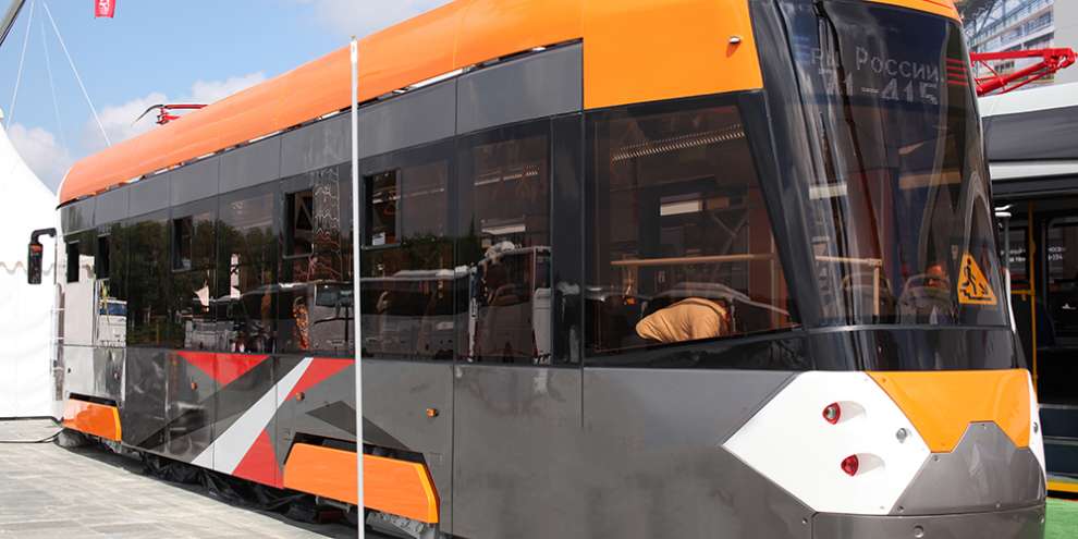 Трамвай с «Иннопрома» вышел на этап испытаний по улицам Екатеринбурга