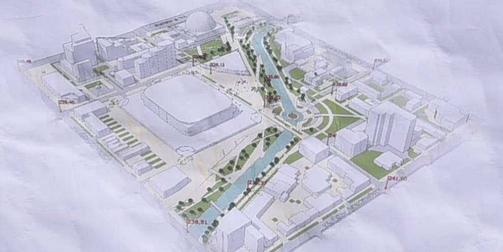 УГМК изменят русло реки Исеть для строительства ледовой арены