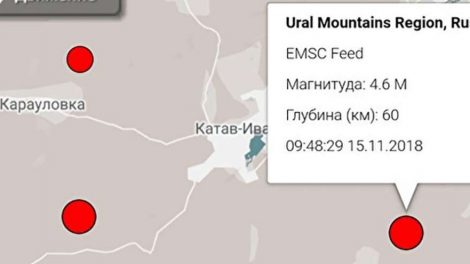 На западе Челябинской области произошло очередное землетрясение