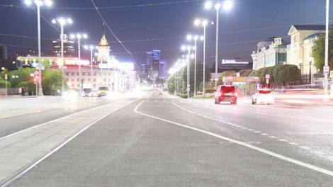 Проспект Ленина украсят праздничной подсветкой за 800 тысяч рублей