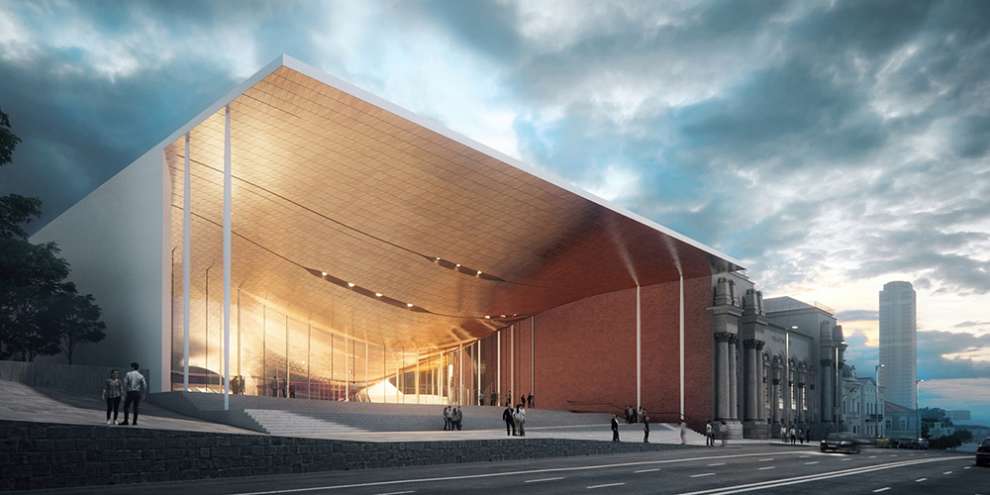 В этом году начнется работа над проектом здания Филармонии по проекту Zaha Hadid Architects