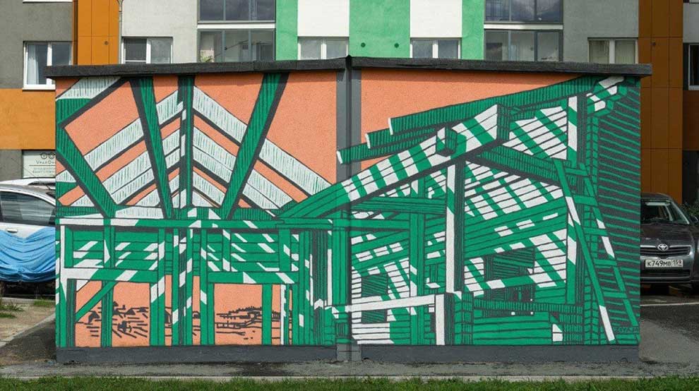 Искусство на улицах: арт-объекты, созданные командой фестиваля «Стенограффия» и художниками со всего мира