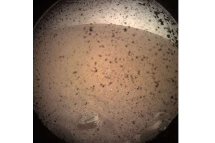 Mars InSight снимок марса