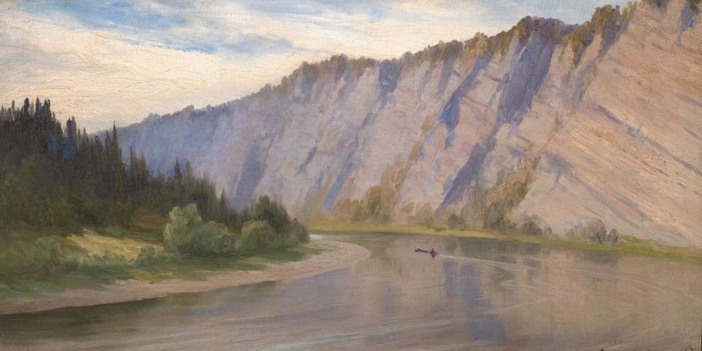 Картина «Камень высокий по реке Чусовой»