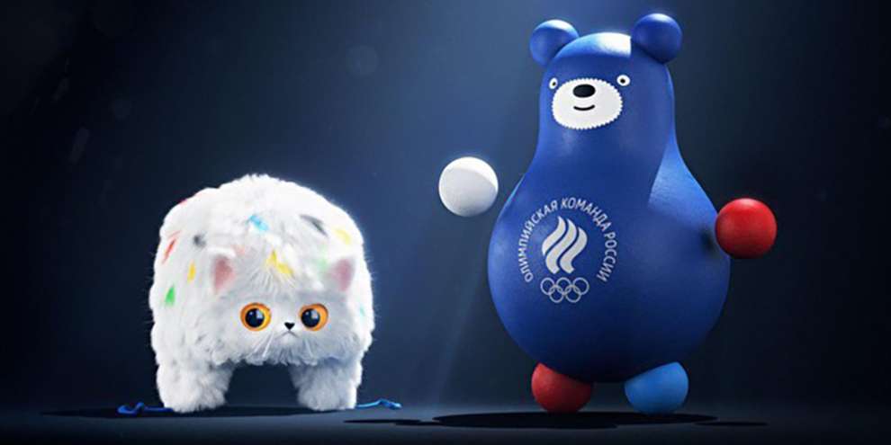 Талисманами олимпийской команды России стали кот-ушанка и медведь-неваляшка