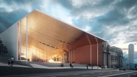 В этом году начнется работа над проектом здания Филармонии по проекту Zaha Hadid Architects