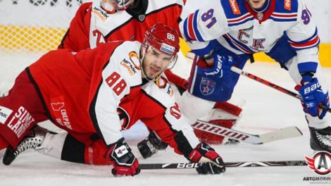 «Автомобилист» в овертайме проиграл СКА