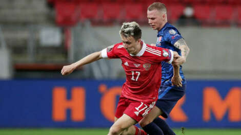 Россия проиграла Словакии в отборе ЧМ-2022