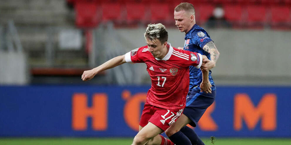 Россия проиграла Словакии в отборе ЧМ-2022
